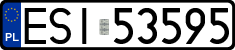 License plates of Poland, Regular car plates