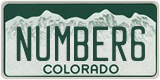 Colorado, Vanity Plates