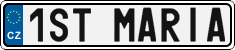 License plate of the Czech Republic, Vanity Plates