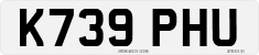License plate of the United Kingdom, 1983 year system