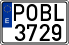 License plates of Spain, 1971 year series