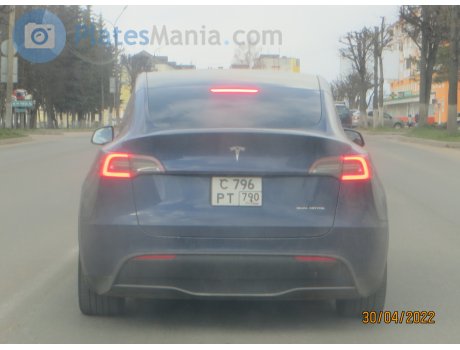 с796рт790, Tesla Model Y