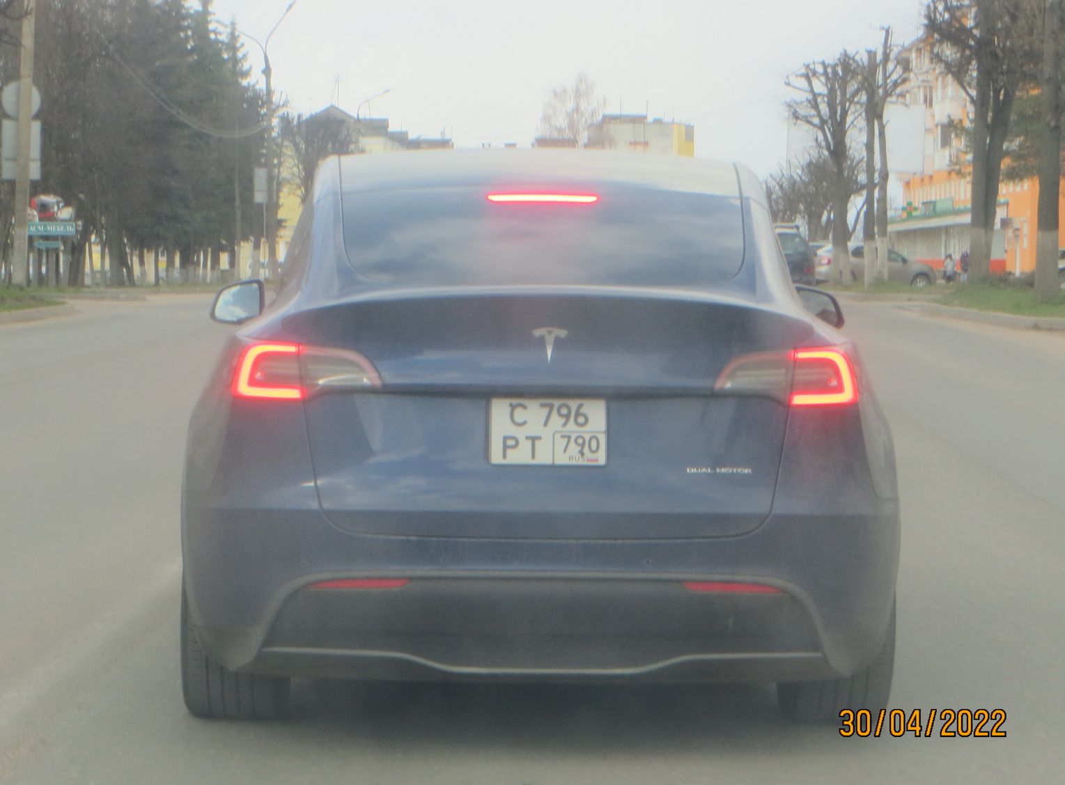 с 796 рт 790, Tesla Model Y 1st gen (5YJY), 2020–2025