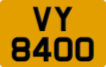License plate of Hong Kong, AB 1234