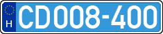 license plates of Hungary, Diplomatic