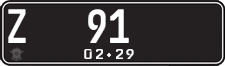 License plate of Indonesia, Regular plates