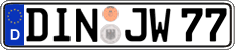 German license plate, Regular plates