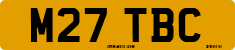 License plate of the United Kingdom, 1983 year system