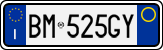 License plate of Italy, Cars (1994 year series)