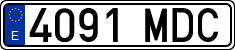 License plates of Spain, Ordinary (2000)