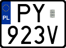 License plates of Poland, Special vehicles and motorcycles
