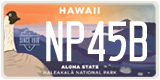 Hawaii, Specialty plates (AB12C)