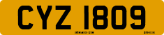 License plate of the United Kingdom, Northern Ireland (1966)