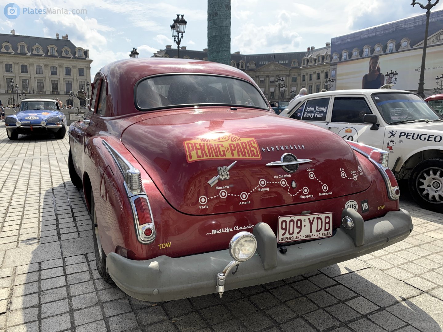 909-YDB, Oldsmobile 88 1st gen (Club Coupé) 2-door Coupé (3727; A-body/B-body), 1949–1952