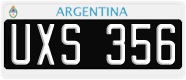 License plate of Argentina, Cars (1995, ABC 123)