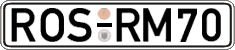 German license plate, Regular plates