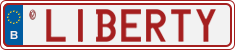 License plate of Belgium, Vanity Plates (2014)