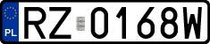 License plates of Poland, Regular car plates