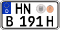German license plate, Plates for oldtimers (type 