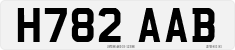 License plate of the United Kingdom, 1983 year system