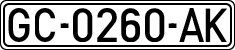 License plates of Spain, 1971 year series