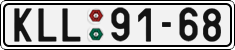 License plate of the Czech Republic, Cars (1960)