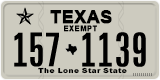 Texas, Exempt (123-4567)
