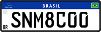 License plate of Brazil, Private owners (Mercosul)