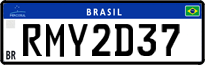 License plate of Brazil, Private owners (Mercosul)
