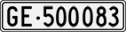 License plate of Switzerland, Cars