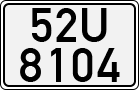 License plate of Vietnam, Cars