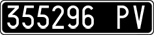 License plate of Italy, Cars (1927 year series)