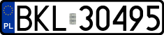 License plates of Poland, Regular car plates