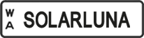 Western Australia, Vanity Plates