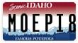 Idaho, Vanity Plates