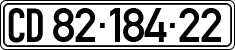 License plate of Israel, Diplomatic