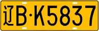 License plate of China, Trucks and buses