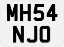 License plate of the United Kingdom, 2001 year system