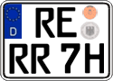 German license plate, Plates for oldtimers (type 