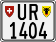 License plate of Switzerland, Motorcycles