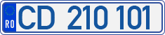 License plate of Romania, Diplomatic