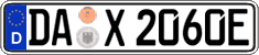 German license plate, Electric vehicles
