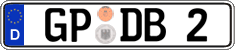 German license plate, Regular plates