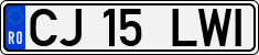 License plate of Romania, Regular plates