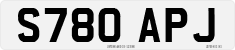 License plate of the United Kingdom, 1983 year system
