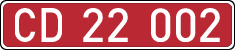 License plates of Spain, Diplomatic