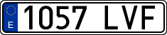License plates of Spain, Ordinary (2000)