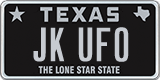 Texas, Vanity Plates
