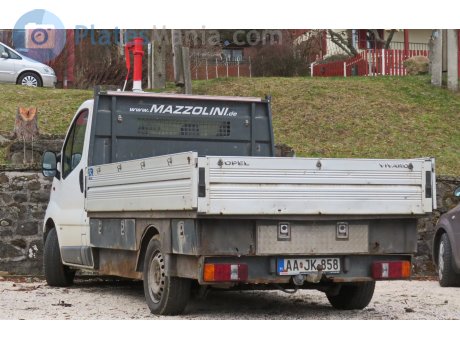 AA JK-858, Opel Vivaro