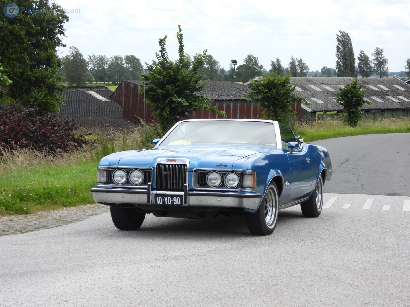 10-YD-90, Mercury Cougar 2nd gen 1973 2-door Convertible (76D/76F), facelift, 1972–1973